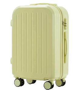 DRMEE Reisekoffer 20'' Leichte PC-Hartschalenkoffer Mit Breitem Griff Und Spinnerrädern Suitcase Rollkoffer (Color : F, Size : 20 inch) von DRMEE