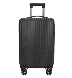 DRMEE Reisekoffer Aufgegebener Gepäckkoffer Mit Rollen. Hartschalengepäck Mit Spinnerrädern Suitcase Rollkoffer (Color : A, Size : 20inch) von DRMEE