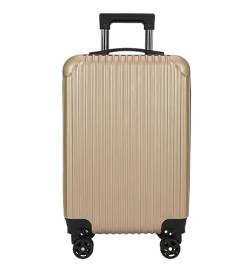 DRMEE Reisekoffer Aufgegebener Gepäckkoffer Mit Rollen. Hartschalengepäck Mit Spinnerrädern Suitcase Rollkoffer (Color : B, Size : 20inch) von DRMEE