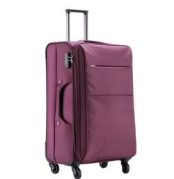 DRMEE Reisekoffer Erweiterbares Softside-Handgepäck Mit Spinnerrädern, Leichter Aufrechter Koffer Suitcase Rollkoffer (Color : B, Size : 26in) von DRMEE