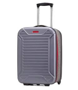 DRMEE Reisekoffer Faltbares Handgepäck, Hartschalenkoffer, Tragbarer Koffer Mit Zahlenschloss Suitcase Rollkoffer (Color : Rood, Size : 28in) von DRMEE