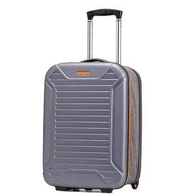 DRMEE Reisekoffer Faltbares Handgepäck, Hartschalenkoffer, Tragbarer Koffer Mit Zahlenschloss Suitcase Rollkoffer (Color : Yellow, Size : 20in) von DRMEE