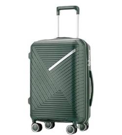 DRMEE Reisekoffer Gepäck Handgepäck, Leichter Koffer, Reisegepäck Mit Spinner-Rollen-Koffer Suitcase Rollkoffer (Color : B, Size : 20in) von DRMEE