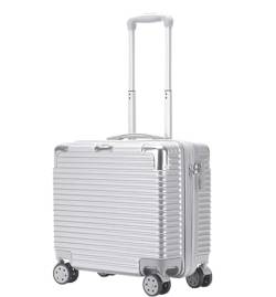 DRMEE Reisekoffer Gepäck Mit Spinnerrädern. Leichtes Hartschalen-Untersitzer-Handgepäck Für Flugzeuge Suitcase Rollkoffer (Color : C, Size : 18in) von DRMEE