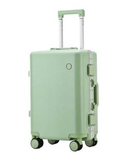 DRMEE Reisekoffer Handgepäck, Multifunktionaler Trennwand-Trolley, Leichtes Passwort-Reise-Hartschalengepäck Suitcase Rollkoffer (Color : G, Size : 20inch) von DRMEE