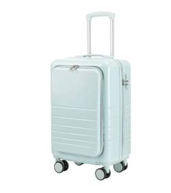 DRMEE Reisekoffer Handgepäck-Abdeckung Mit Seitlicher Öffnung, Vordere Öffnung, Trolley-Koffer, Hartschalen-Gepäck, Universalrad Suitcase Rollkoffer (Color : C, Size : 20in) von DRMEE