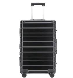 DRMEE Reisekoffer Handgepäck-Koffer Mit Rollen, Koffer Aus Aluminium-Magnesium-Legierung, Aufgegebenes Gepäck Suitcase Rollkoffer (Color : B, Size : 24inch) von DRMEE