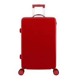 DRMEE Reisekoffer Koffer Mit Rollen, Tragbares Gepäck Mit Großem Fassungsvermögen, Verschleißfester Koffer Für Studenten Suitcase Rollkoffer (Color : A, Size : 24 in) von DRMEE