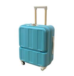 DRMEE Reisekoffer Leichter Gepäck-Trolley-Koffer Mit Frontöffnung, Universal-Rollen-Trolley-Koffer Suitcase Rollkoffer (Color : E, Size : 24inch) von DRMEE