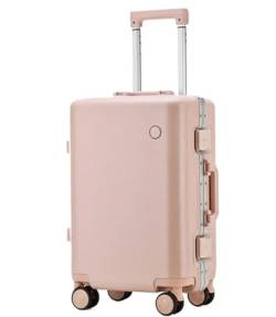 DRMEE Reisekoffer Multifunktionaler Trennwand-Trolley, Leichtes Passwort-Reise-Hartschalen-Handgepäck Suitcase Rollkoffer (Color : A, Size : 22in) von DRMEE