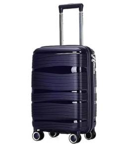 DRMEE Reisekoffer Reisekoffer Mit Spinnerrädern, Leichten Ergonomischen Griffen, Handgepäck Suitcase Rollkoffer (Color : C, Size : 24in) von DRMEE