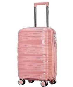 DRMEE Reisekoffer Reisekoffer Mit Spinnerrädern, Leichten Ergonomischen Griffen, Handgepäck Suitcase Rollkoffer (Color : F, Size : 20in) von DRMEE