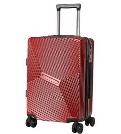 DRMEE Reisekoffer Tragbare Koffer, Gepäck Mit Aluminiumrahmen Und Spinnerrädern, Handgepäck Suitcase Rollkoffer (Color : A, Size : 20 in) von DRMEE
