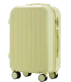 DRMEE Reisekoffer Tragbarer, Praktischer Gepäck-Trolley, Langlebig, Universelles Rad, Passwort Mit Rädern Suitcase Rollkoffer (Color : A, Size : 24 inch) von DRMEE