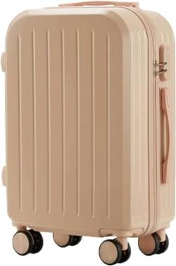 DRMEE Reisekoffer Tragbarer, Praktischer Gepäck-Trolley, Robuster Universal-Passwort-Koffer Mit Rad Suitcase Rollkoffer (Color : C, Size : 20 in) von DRMEE