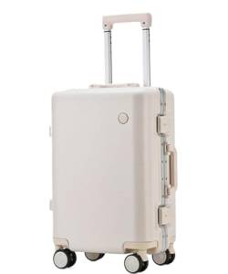 DRMEE Reisekoffer Trolley-Koffer, Leichte Passwort-Reise-Hartgepäck-Koffer Mit Rollen Suitcase Rollkoffer (Color : F, Size : 20in) von DRMEE