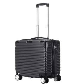 DRMEE Reisekoffer Untersitzgepäck Mit Spinnerrädern. Leichtes Hartschalen-Untersitzgepäck Für Flugzeuge Suitcase Rollkoffer (Color : C, Size : 16in) von DRMEE