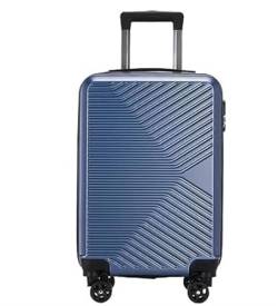 Reisekoffer 20-Zoll-Reisegepäck Mit Festem Rad Und Kratzfestem Handgepäck Suitcase Rollkoffer (Color : D, Size : 20in) von DRMEE