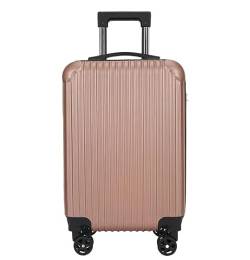 Reisekoffer Aufgegebener Gepäckkoffer Mit Rollen. Hartschalengepäck Mit Spinnerrädern Suitcase Rollkoffer (Color : D, Size : 20inch) von DRMEE