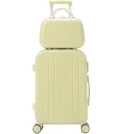Reisekoffer Gepäck-Hartschalenkoffer, Leichtes Passwort-Gepäck, Rollkoffer Für Herren Und Damen Suitcase Rollkoffer (Color : B, Size : 20inch) von DRMEE