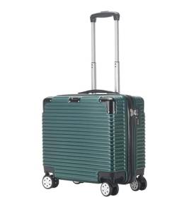 Reisekoffer Gepäck Mit Spinnerrädern. Leichtes Hartschalen-Untersitzer-Handgepäck Für Flugzeuge Suitcase Rollkoffer (Color : D, Size : 18in) von DRMEE