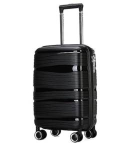 Reisekoffer Reisekoffer Mit Spinnerrädern, Leichten Ergonomischen Griffen, Handgepäck Suitcase Rollkoffer (Color : D, Size : 20in) von DRMEE