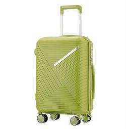 Reisekoffer Robuster Hartschalen-Reisekoffer Mit Spinnerrädern, Leichter Gepäckkoffer Suitcase Rollkoffer (Color : D, Size : 24inch) von DRMEE