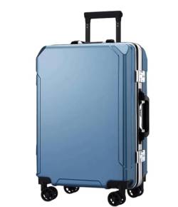 Reisekoffer USB-Ladeanschluss, Koffer, TSA-Zahlenschloss Mit Universalrädern, Gepäcksicher Suitcase Rollkoffer (Color : D, Size : 22 in) von DRMEE