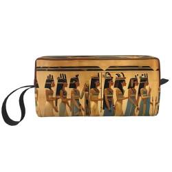 DRTGEDS Kleine Tasche mit Reißverschluss für Frauen im alten Ägypten, Mini-Reise-Make-up-Tragetasche, Kosmetiktasche, tragbare Elektronik, Frauen im alten Ägypten, Einheitsgröße von DRTGEDS