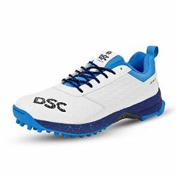 DSC Herren Jaffa Cricket Shoes, White/Navy, 39 EU von DSC
