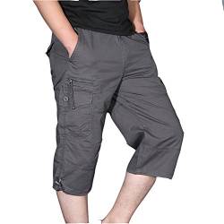 DSJJ Herren Shorts Carogo Männer 3/4 Sommer Herren Freizeit Kurz Hose von DSJJ