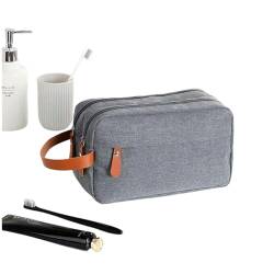 Dskdfhn Kosmetiktasche Toilettenbeutel Tragbarer Kosmetik -Aufbewahrungsbeutel Moderner Einfacher Fahrtasche Mit Großer Kapazität-Grau von DSKDFHN