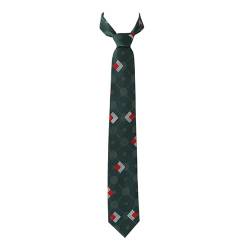 DSKOBT Herren Krawatten Klassische Krawatten für Männer Leben Arbeit Krawatten Party Verkleiden Weihnachten Grafik Krawatte Halloween Cosplay Krawatte, Grün von DSKOBT