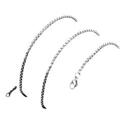 DSOUWEH Geschenk für Männer Modekette Halskette mit passender Kette Halskette Männer Metall Halskette für Männer Männer Halskette, Wie gezeigt von DSOUWEH
