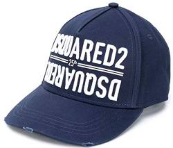 DSQUARED2 25th Edition Patch Logo Embroidered Iconic Baseball Cap Kappe Basebalkappe Hat Hut von DSQUARED2