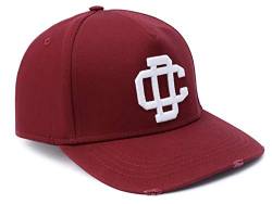DSQUARED2 Bordeaux DC Crest Varsity Baseballcap Cap Kappe Basebalkappe Hat Hut New von DSQUARED2
