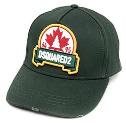 DSQUARED2 Born in Canada Embroidered Iconic Baseball Cap Kappe Basebalkappe Hat von DSQUARED2