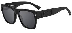 DSQUARED2 ICON Unisex Icon 0004/s Sunglasses, 003/T4 MATT Black, 55 von DSQUARED2