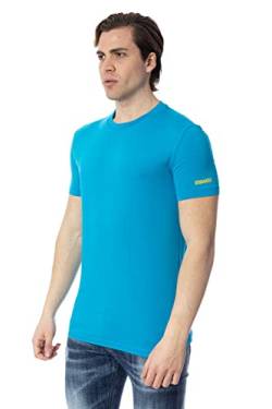 DSQUARED2 T-Shirt für Herren, Rot, lässig, mit Logo-Print auf dem Ärmel, hellblau, XL von DSQUARED2