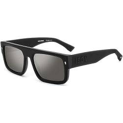 DSQUARED2 Unisex Icon 0008/s Sunglasses, 003/T4 MATT Black, 54 von DSQUARED2