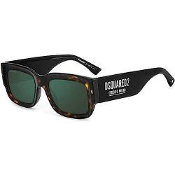 Dsq Unisex D2 0089/s Sunglasses, 581/MT Havana Blck, 52 von DSQUARED2