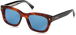 Dsquared Unisex D2 0012/s Sunglasses, EX4/MT Brown Horn, 52 von DSQUARED2