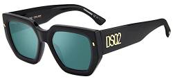 Dsquared Unisex D2 0031/s Sunglasses, ETJ/MT Black Teal, 53 von DSQUARED2