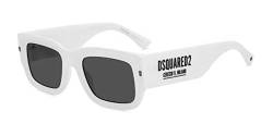 Dsquared Unisex D2 0089/s Sunglasses, VK6/IR White, 52 von DSQUARED2