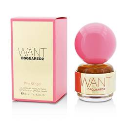 Dsquared2 Femme/woman Want Pink Ginger Eau de Parfum Spray, 1er Pack (1 x 50 ml) von DSQUARED2