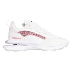 Dsquared2 Slash SNW0183-01505796 Sportschuhe für Damen, Weiß Rosa, 38 EU von DSQUARED2