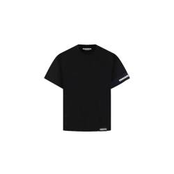 T-SHIRT DSQUARED. NERO Nero M von DSQUARED2