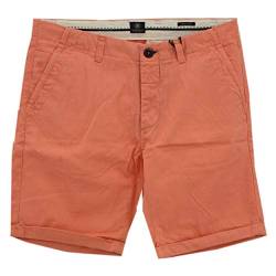 DSTREZZED, Casual Cool, Herren Herren Kurze Jeans Shorts Bermudas Denim Ohne Stretch Orange 30W [23637] von DSTREZZED