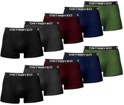 DSTROYED ® Boxershorts Herren 10er Pack S-5XL Unterhosen Männer Unterwäsche Men (L, 516b 10er Set Mehrfarbig) von DSTROYED