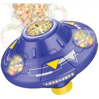 DTC GmbH Seifenblasenmaschine Automatische und Rotierende Bubble Machine mit Lichtern und Musik, Hindernisvermeidung,Blasenmaschine Elektrisches Blasenspielzeug von DTC GmbH